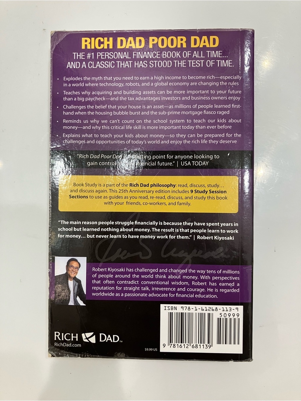 Rich Dad Poor Dad by - Purple Cover - Picture 2 of 2
